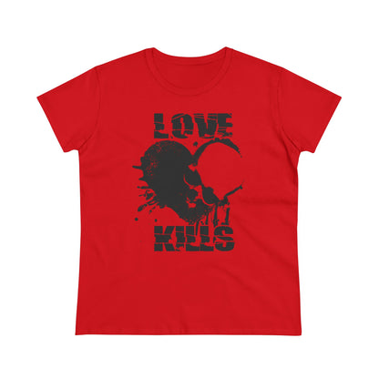 Damen T-Shirt Love kills