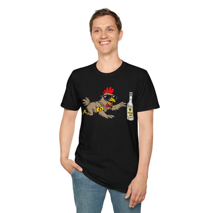 T-Shirt (bis 5XL) Blindes Huhn findet Korn