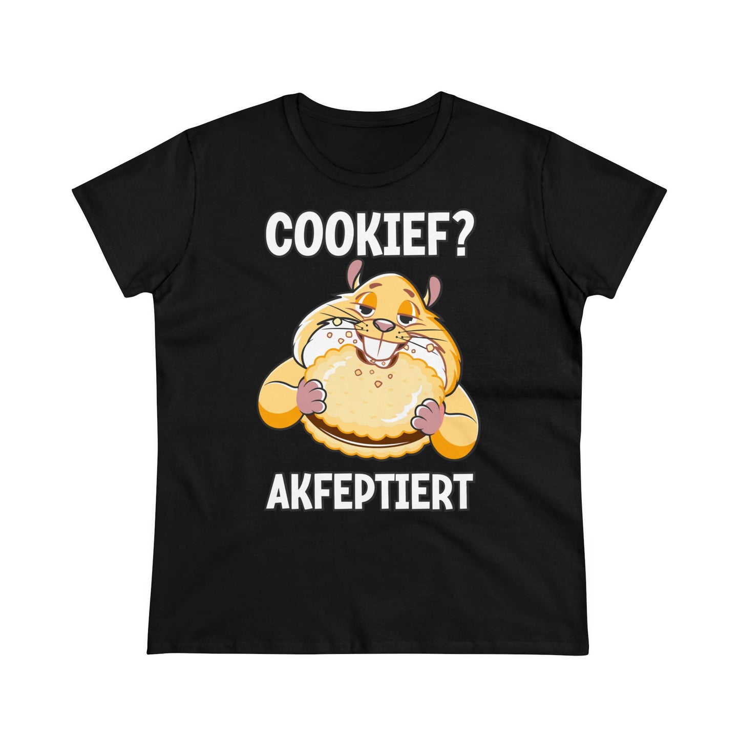 Damen T-Shirt Cookief akfeptiert