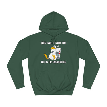 Unisex Hoodie Der Wille war da