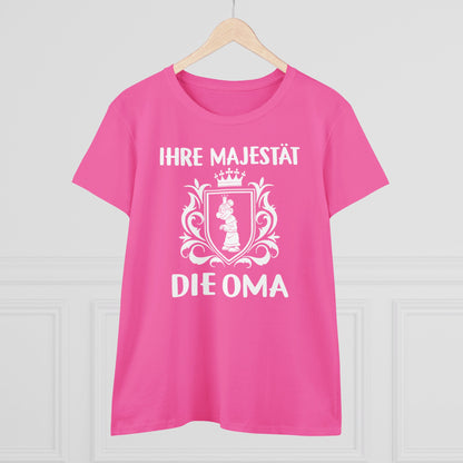 Damen T-Shirt Ihre Majestät die Oma
