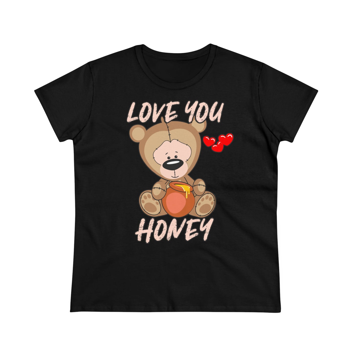 Damen T-Shirt Love you Honey