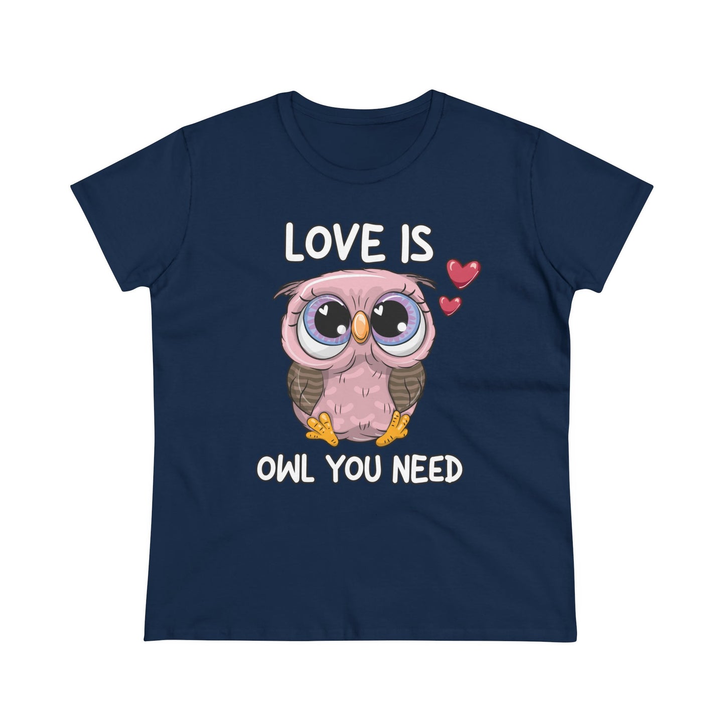 Damen T-Shirt Love is Owl you need