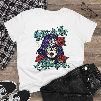 Damen T-Shirt Dia de Los Muertos