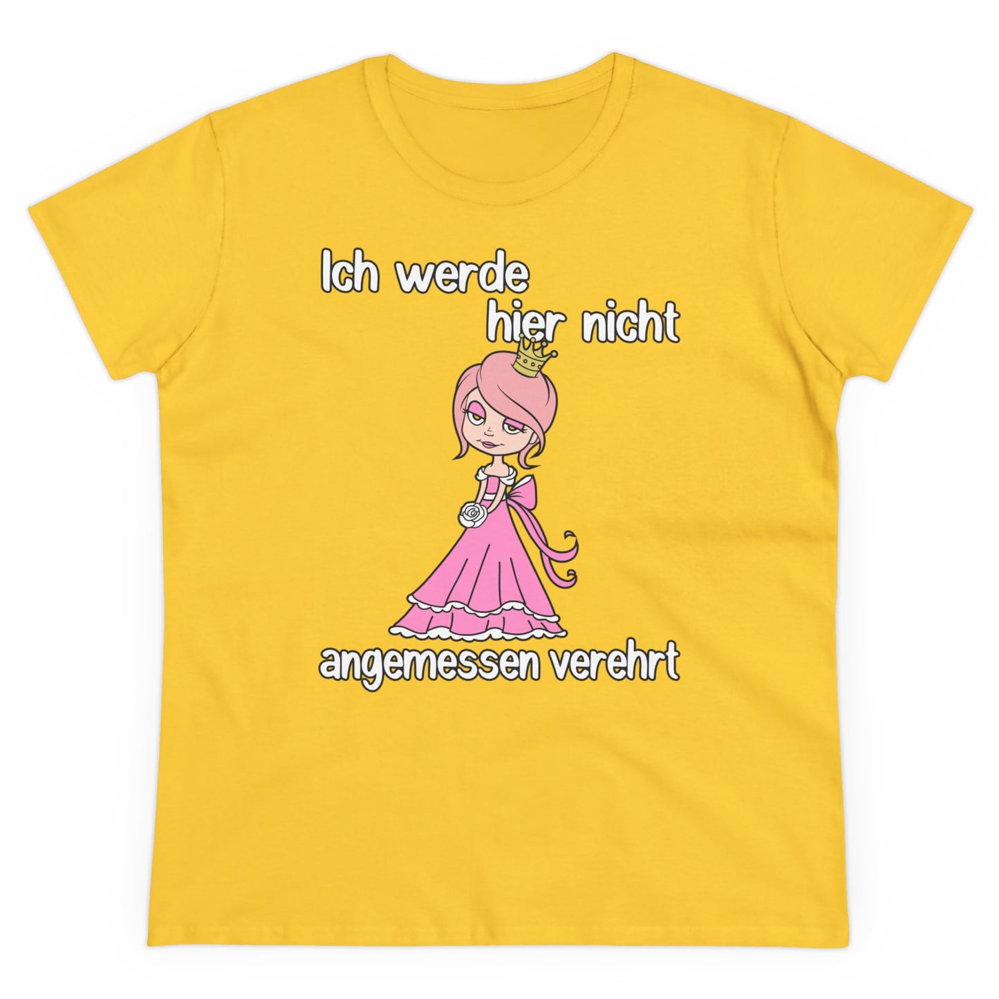 Damen T-Shirt Nicht angemessen verehrt