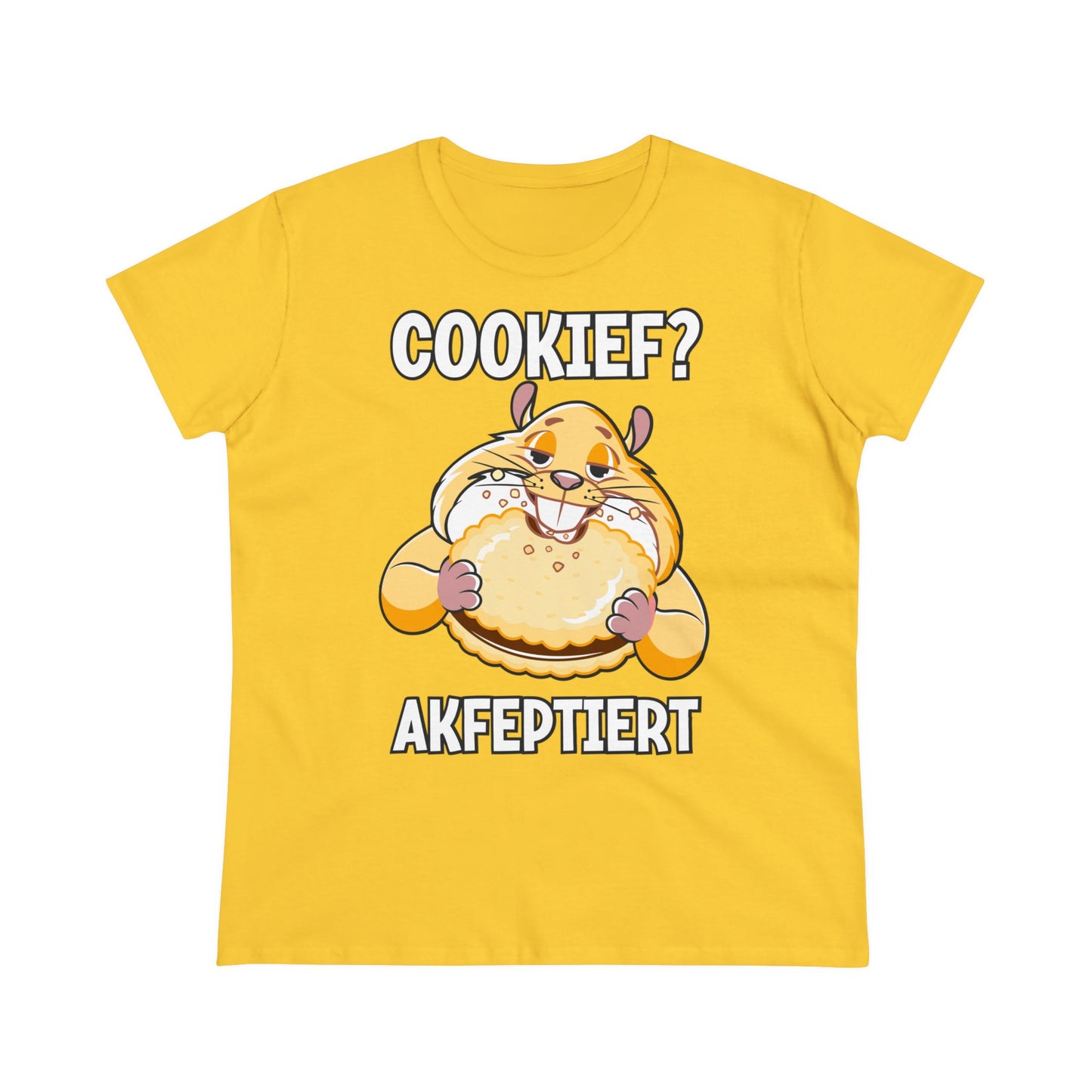 Damen T-Shirt Cookief akfeptiert