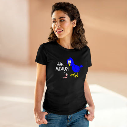 Damen T-Shirt Ääh Miau