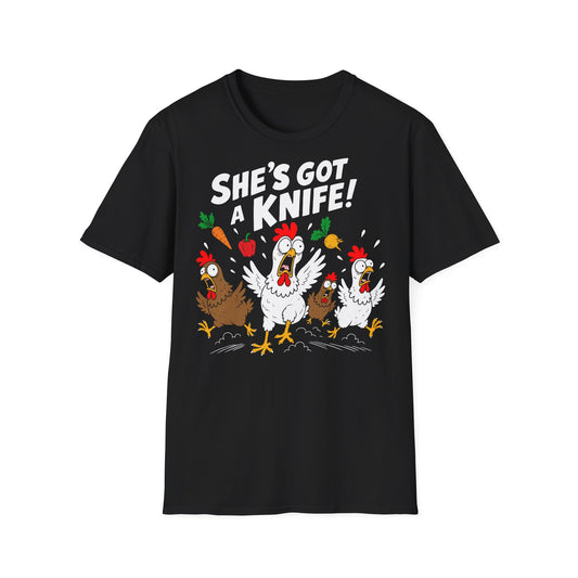 T-Shirt (bis 5XL) She's got a Knife
