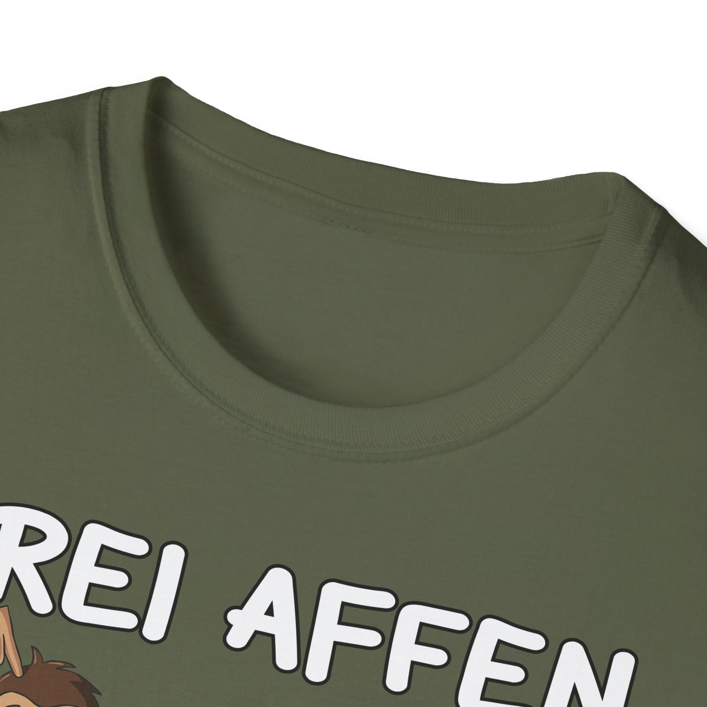 T-Shirt Drei Affen die sich fragend ansehen