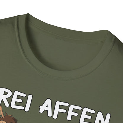 T-Shirt Drei Affen die sich fragend ansehen