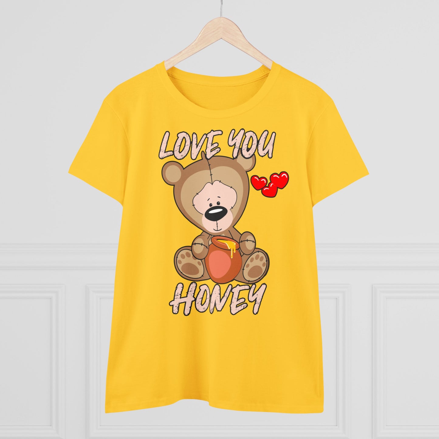 Damen T-Shirt Love you Honey