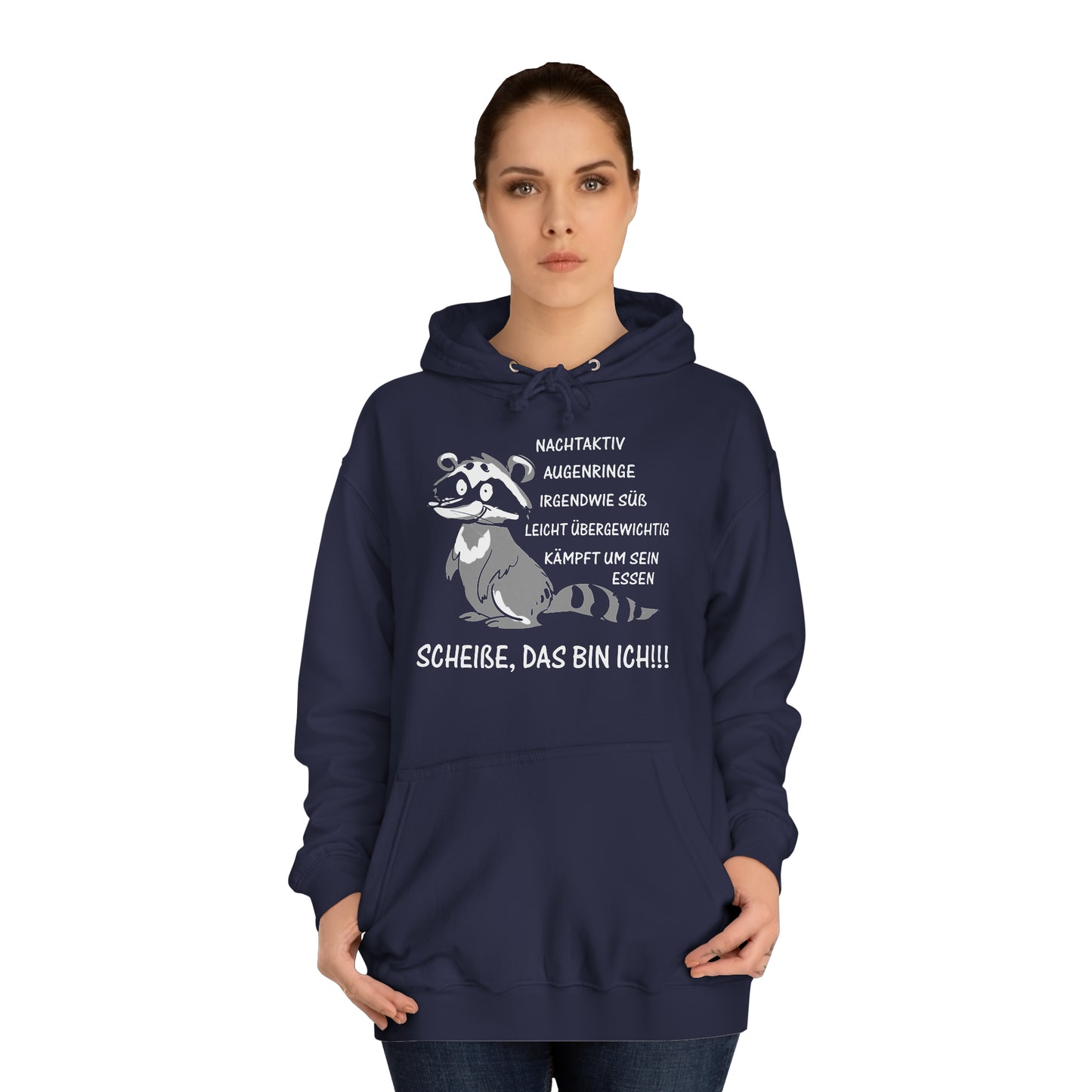 Unisex Hoodie Augenringe niedlich das bin ich
