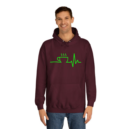 Unisex Hoodie Kaffee EKG