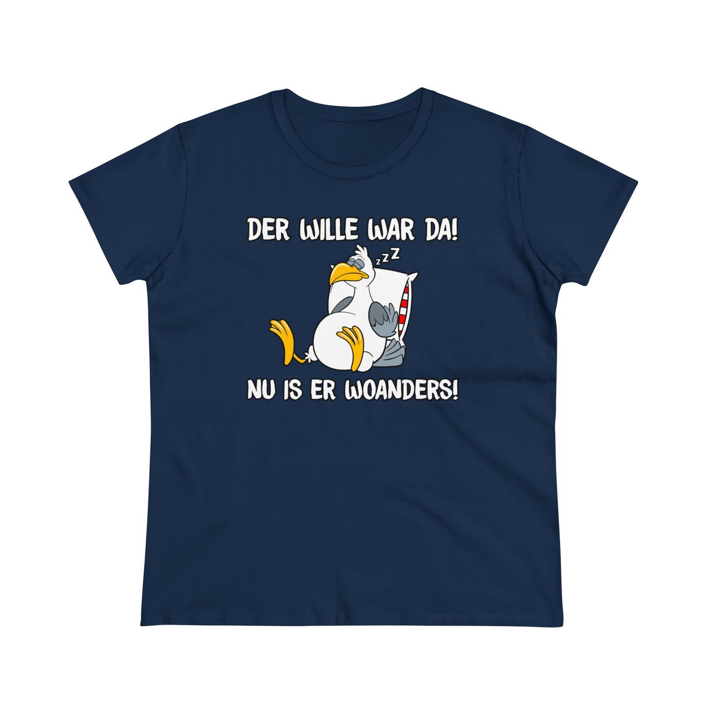 Damen T-Shirt Der Wille war da