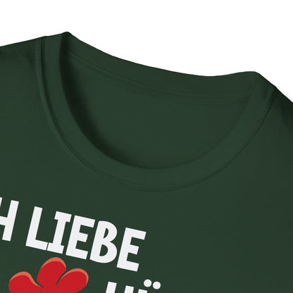 T-Shirt Ich liebe Hühner - die kacken Frühstück