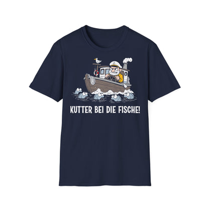 T-Shirt (bis 5XL) Kutter bei die Fische