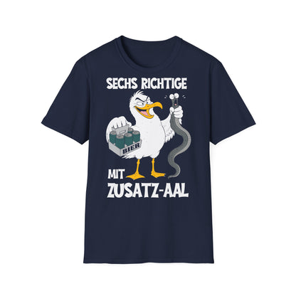 T-Shirt (bis 5XL) Sechs Richtige mit Zusatz-Aal
