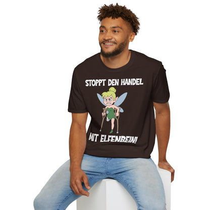 T-Shirt (bis 5XL) Stoppt den Handel mit Elfenbein