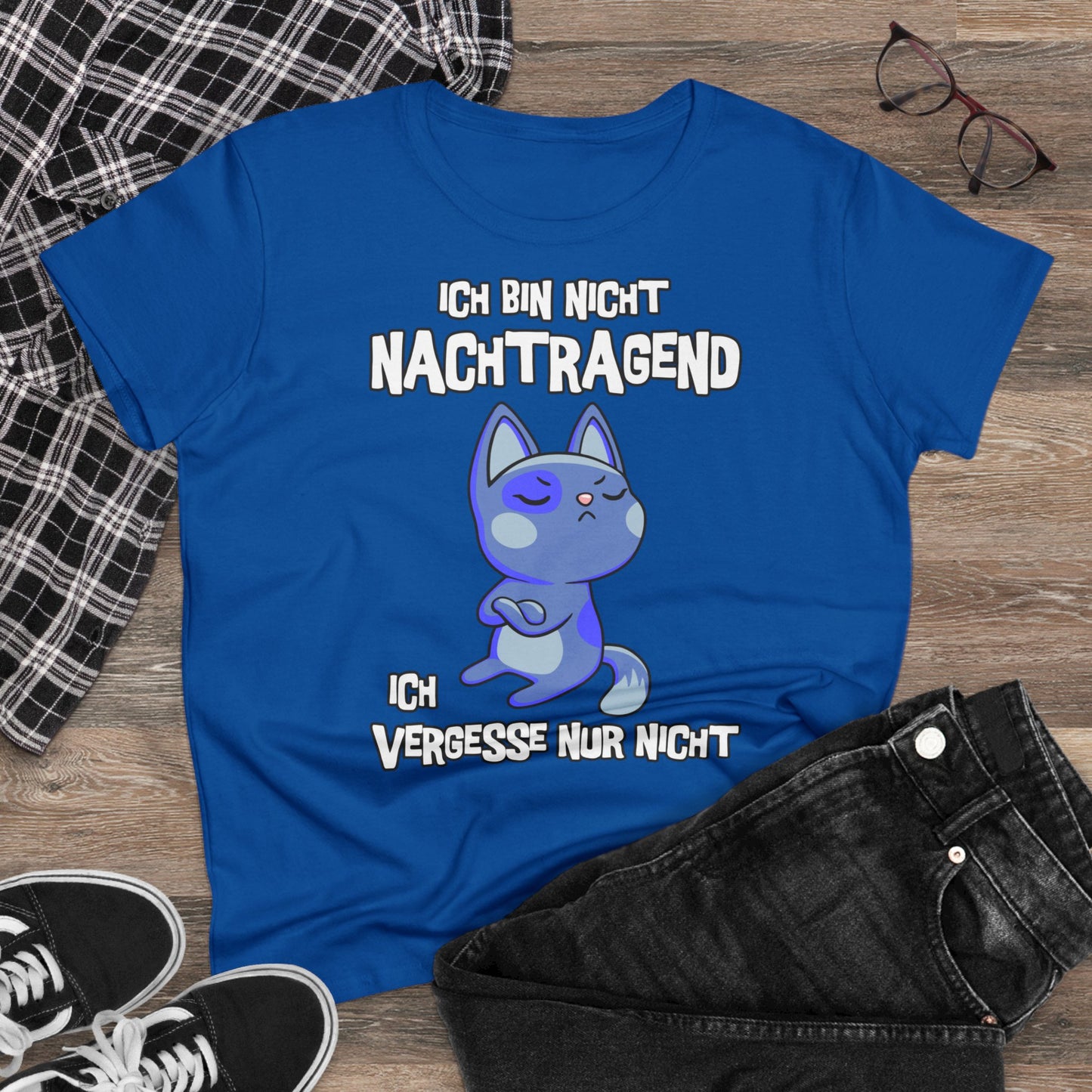Damen T-Shirt Ich bin nicht nachtragend