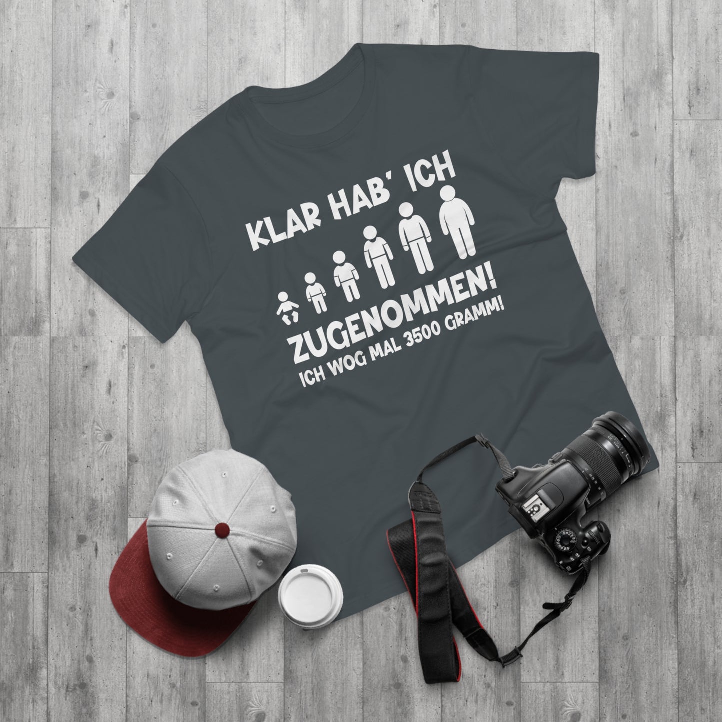 T-Shirt Klar hab' ich zugenommen (bis 5XL)