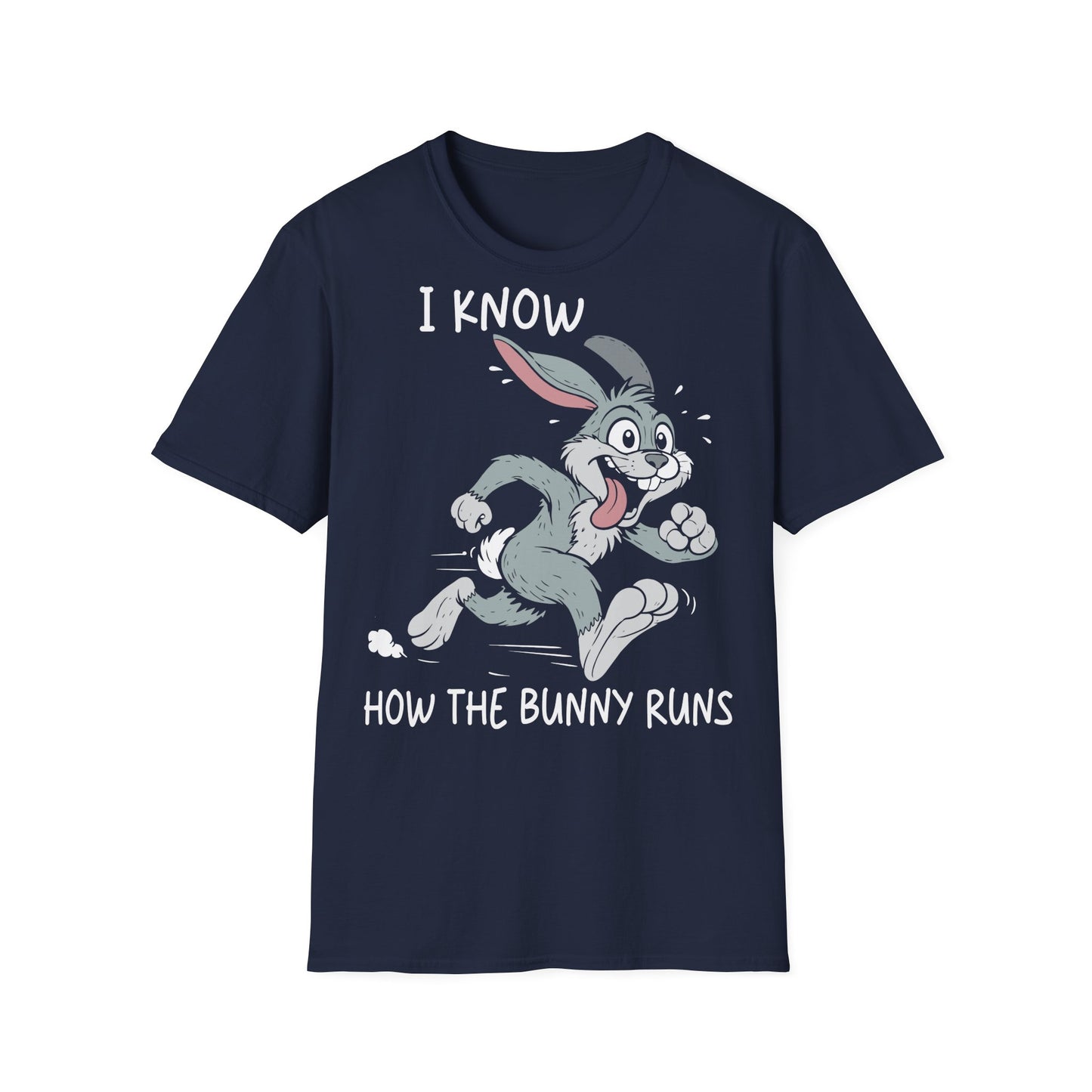 T-Shirt (bis 5XL) I know how the Bunny runs