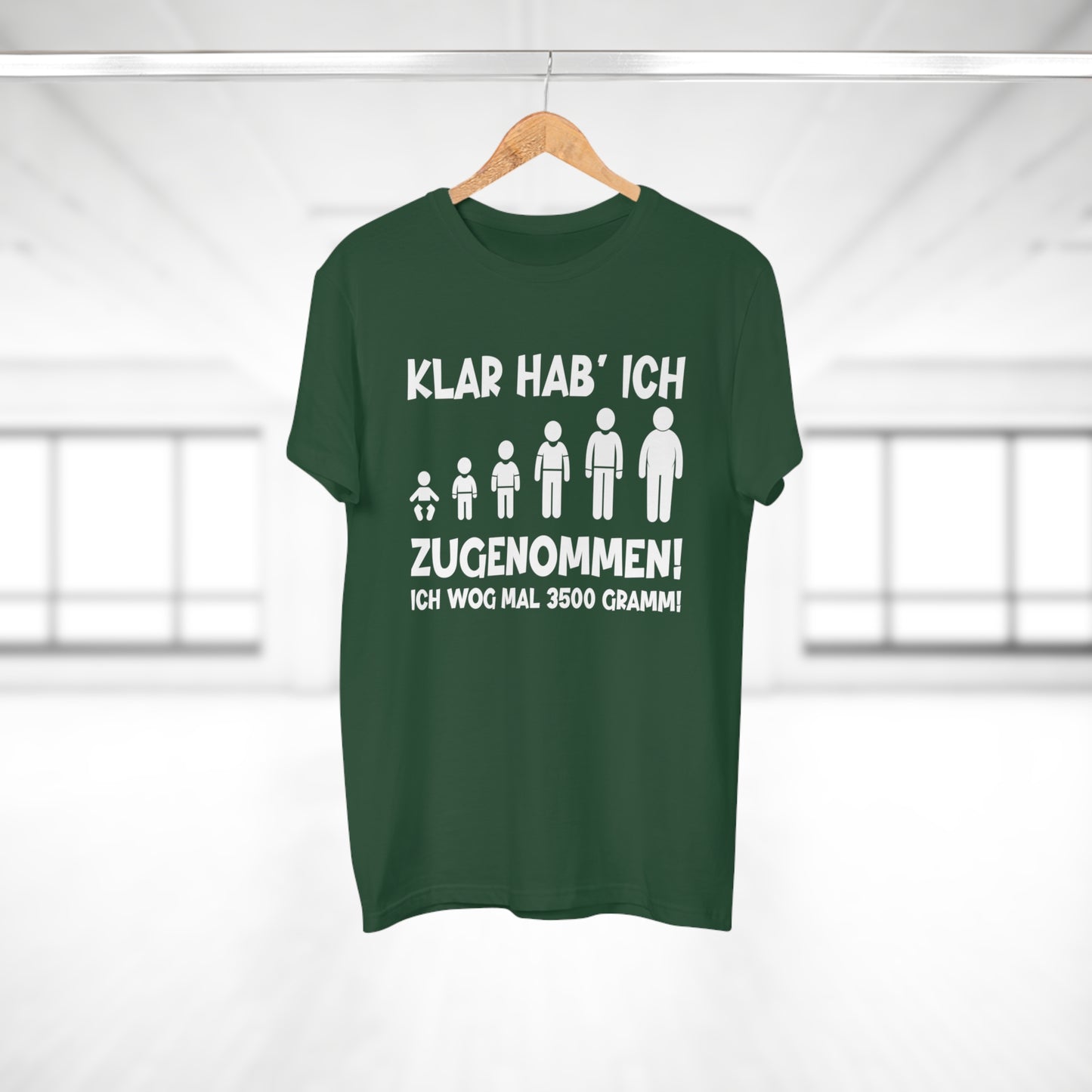 T-Shirt Klar hab' ich zugenommen (bis 5XL)