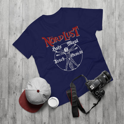 T-Shirt (bis 5XL) NördLust Hals Maul Arsch Gesicht