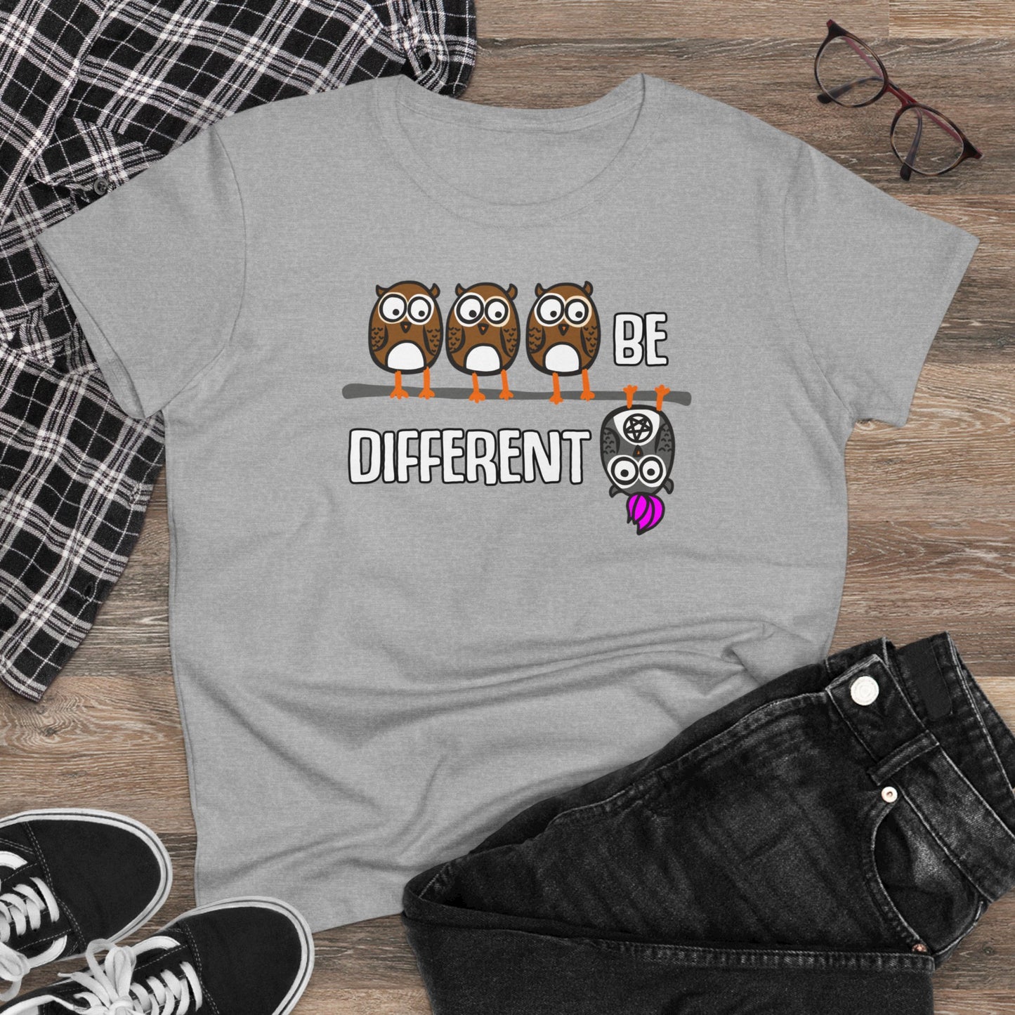 Damen T-Shirt Be Different