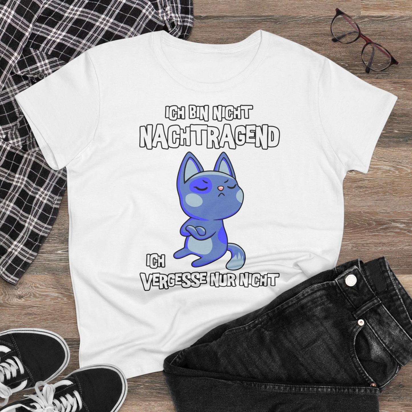 Damen T-Shirt Ich bin nicht nachtragend