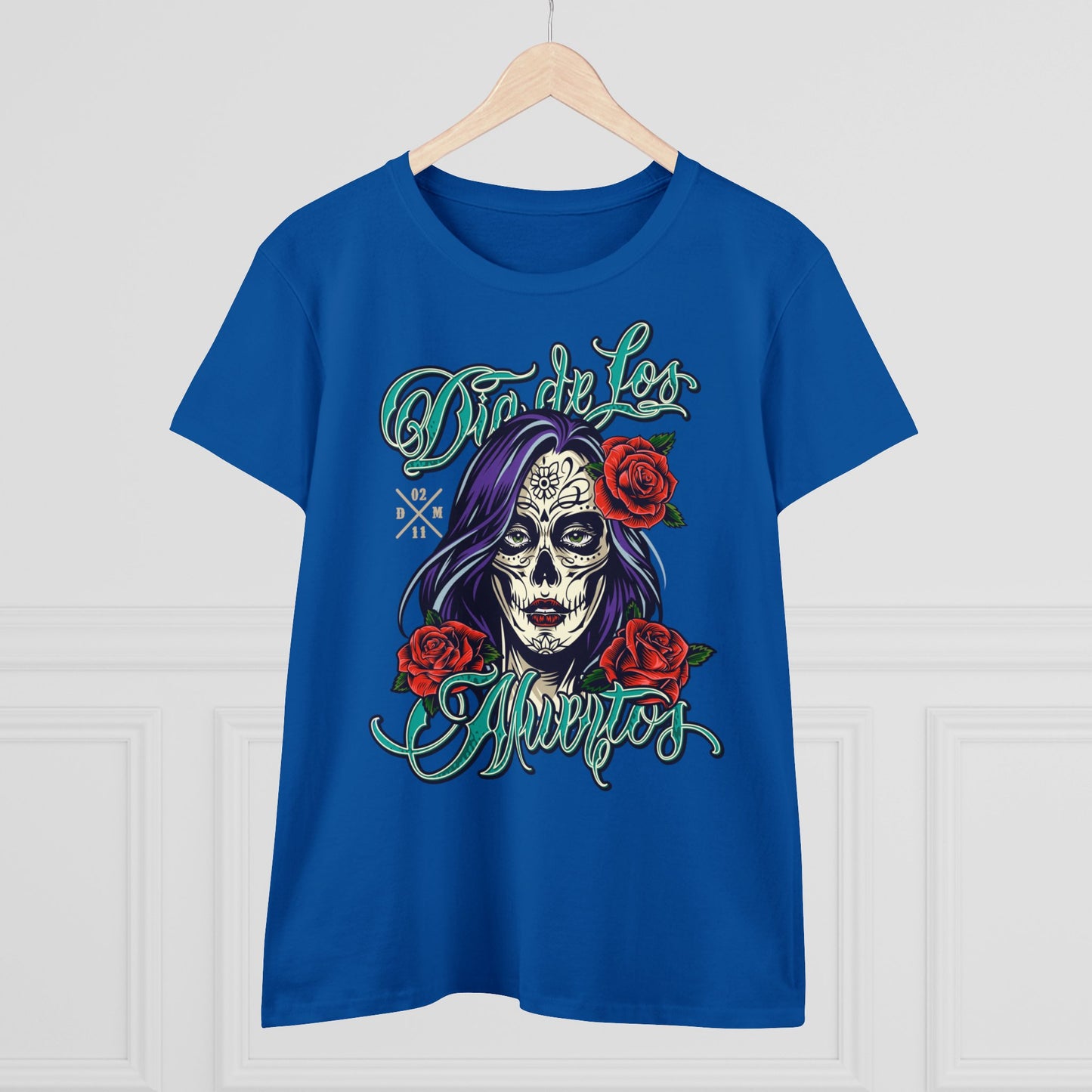Damen T-Shirt Dia de Los Muertos