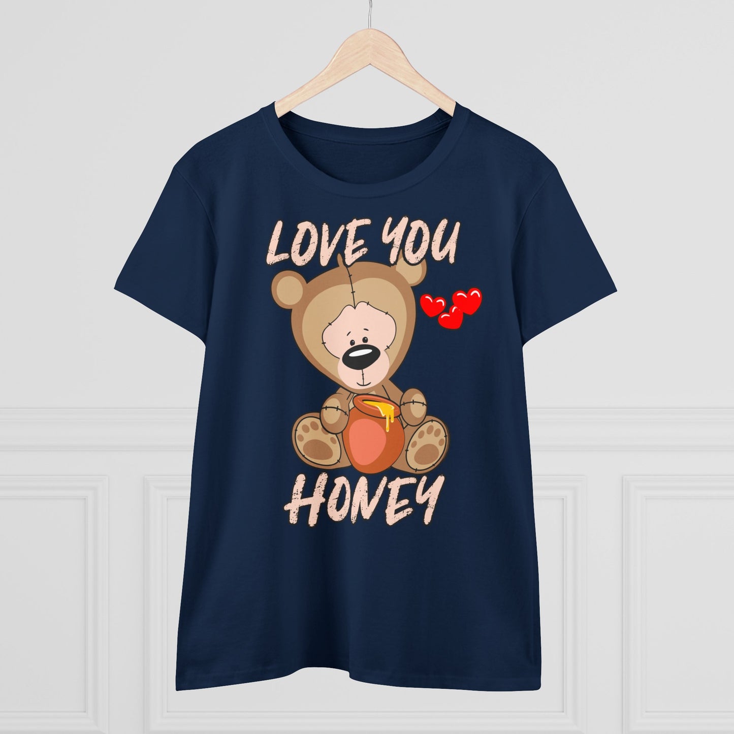 Damen T-Shirt Love you Honey