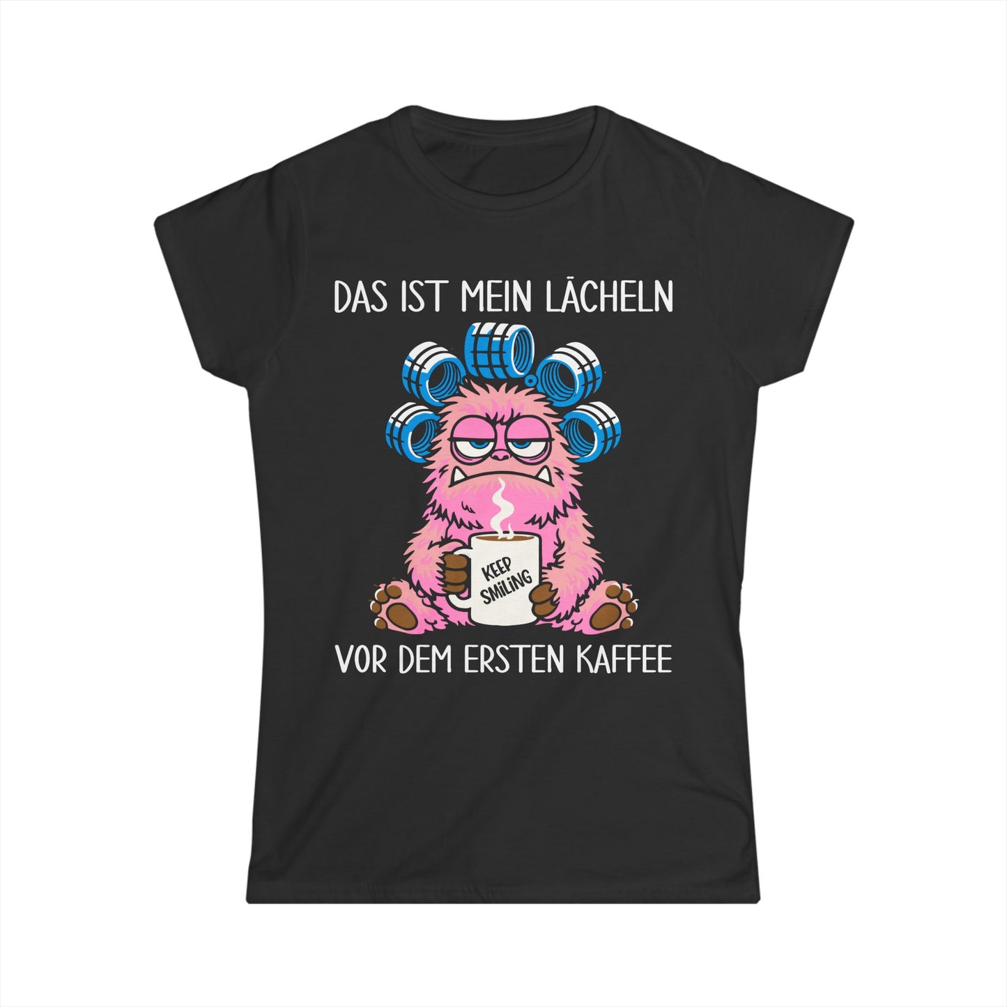 Damen T-Shirt Mein Lächeln vor dem ersten Kaffee