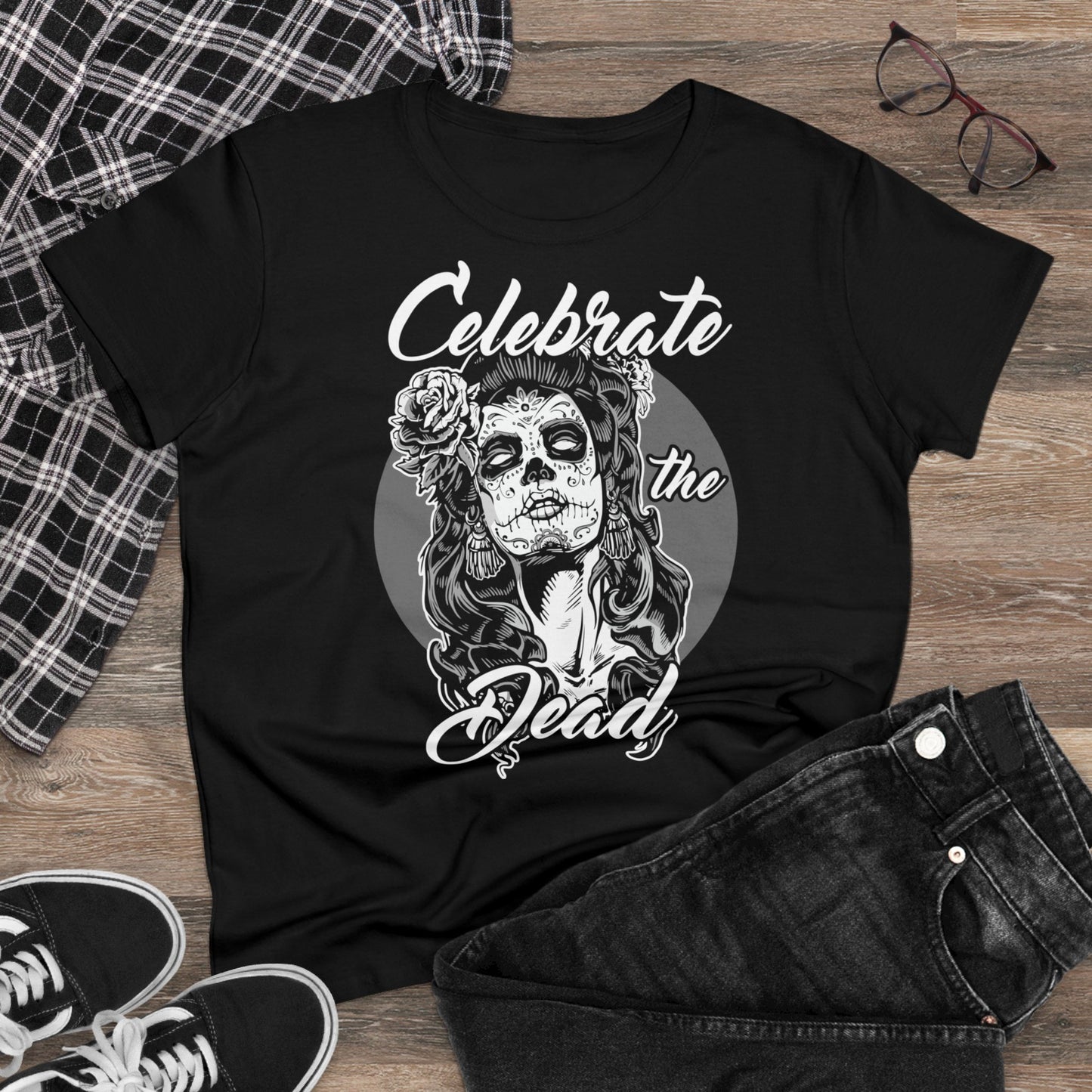 Damen T-Shirt Celebrate the Dead