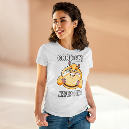 Damen T-Shirt Cookief akfeptiert