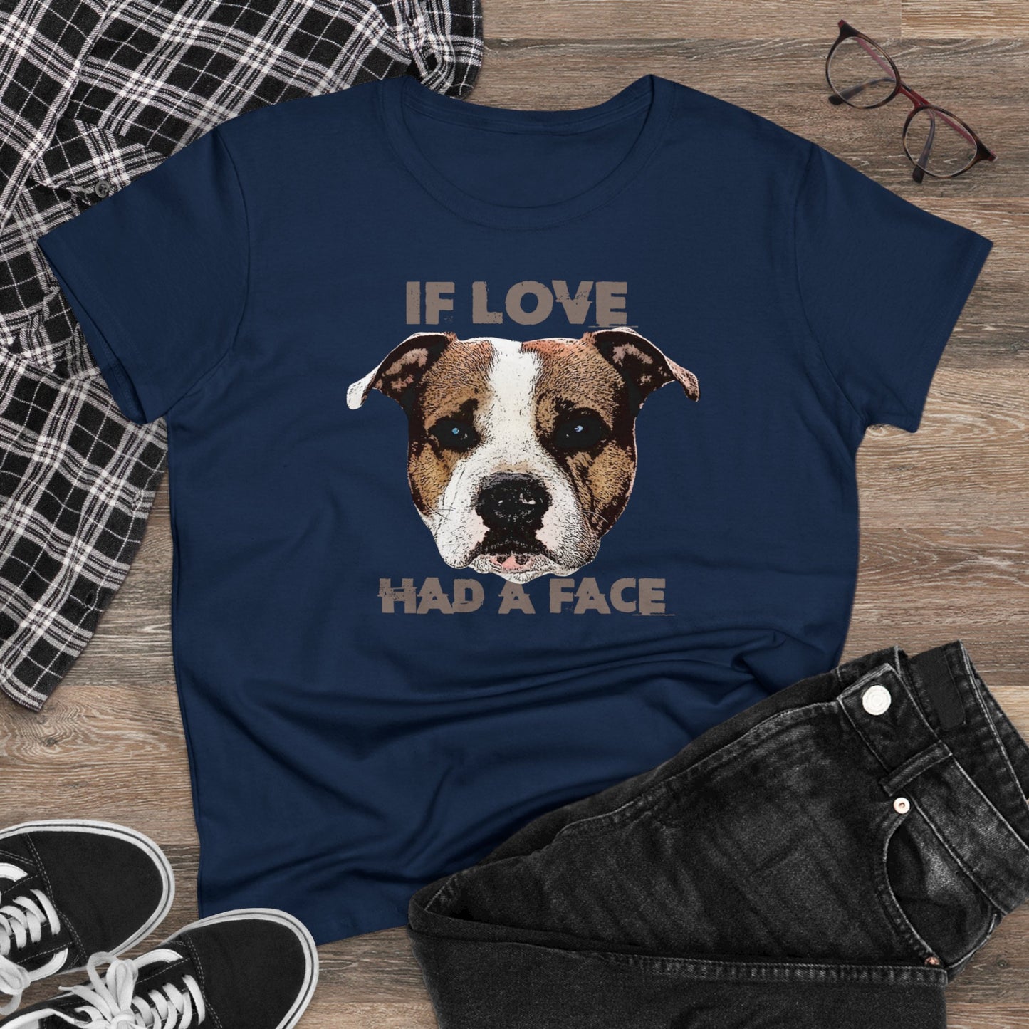 Damen T-Shirt If Love had a Face