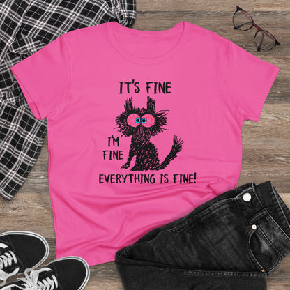 Damen T-Shirt I'm fine