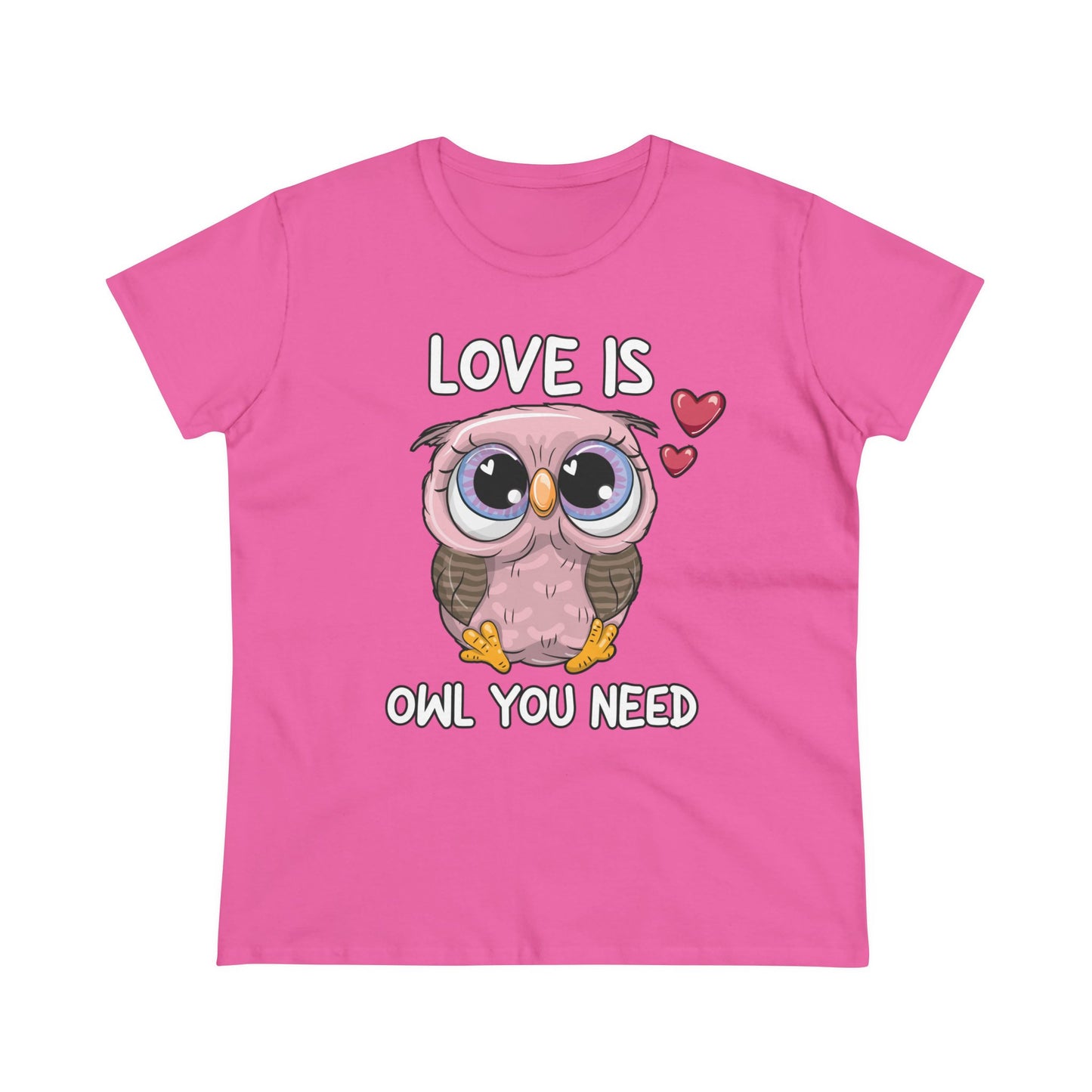 Damen T-Shirt Love is Owl you need