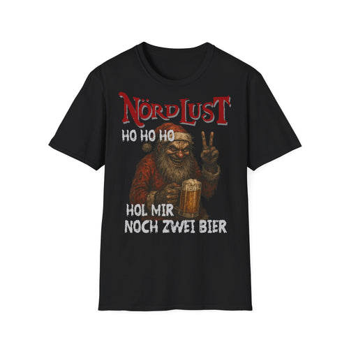 T-Shirt (bis 5XL) NördLust Hohoho hol mir noch zwei Bier