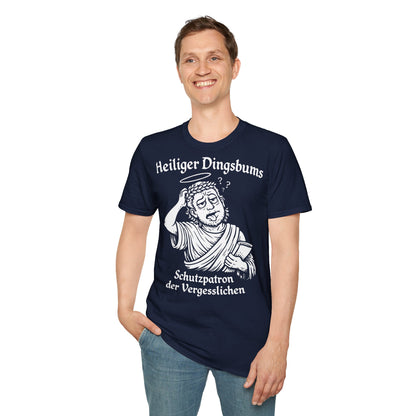 T-Shirt (bis 5XL) Heiliger Dingsbums Schutzpatron der Vergesslichen