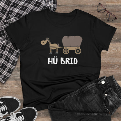 Damen T-Shirt Hü Brid