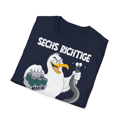 T-Shirt (bis 5XL) Sechs Richtige mit Zusatz-Aal