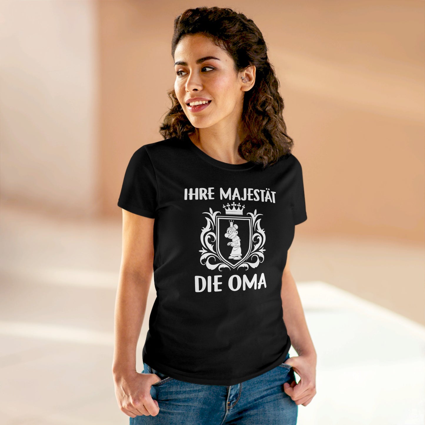 Damen T-Shirt Ihre Majestät die Oma