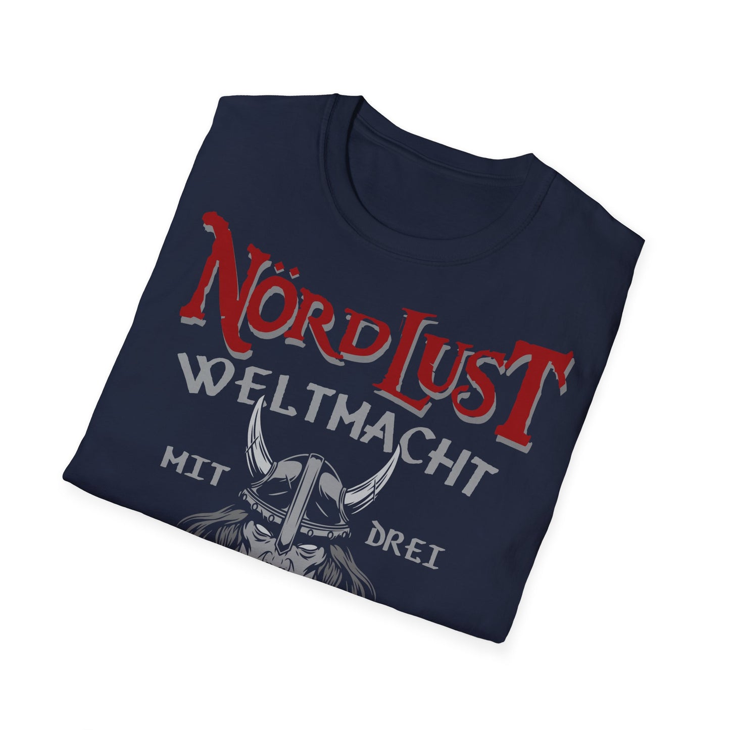 T-Shirt NördLust Weltmacht mit zwei Buchstaben: Ich