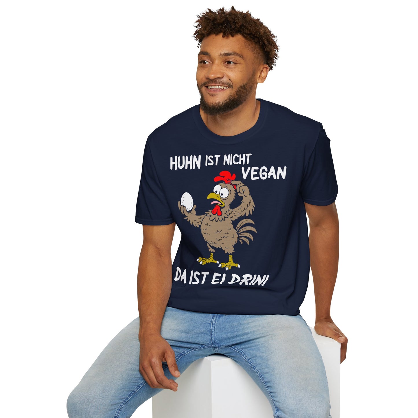 T-Shirt (bis 5XL) Huhn ist nicht vegan