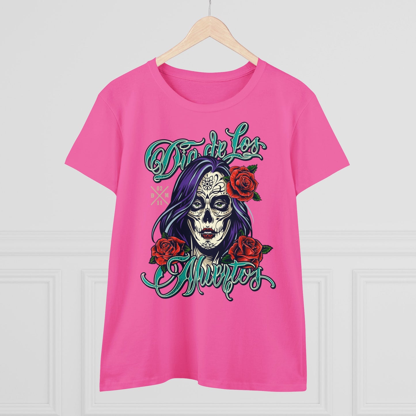 Damen T-Shirt Dia de Los Muertos