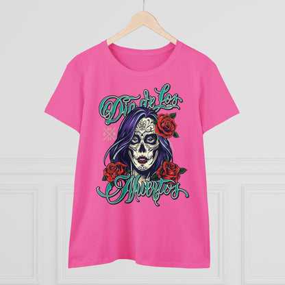 Damen T-Shirt Dia de Los Muertos