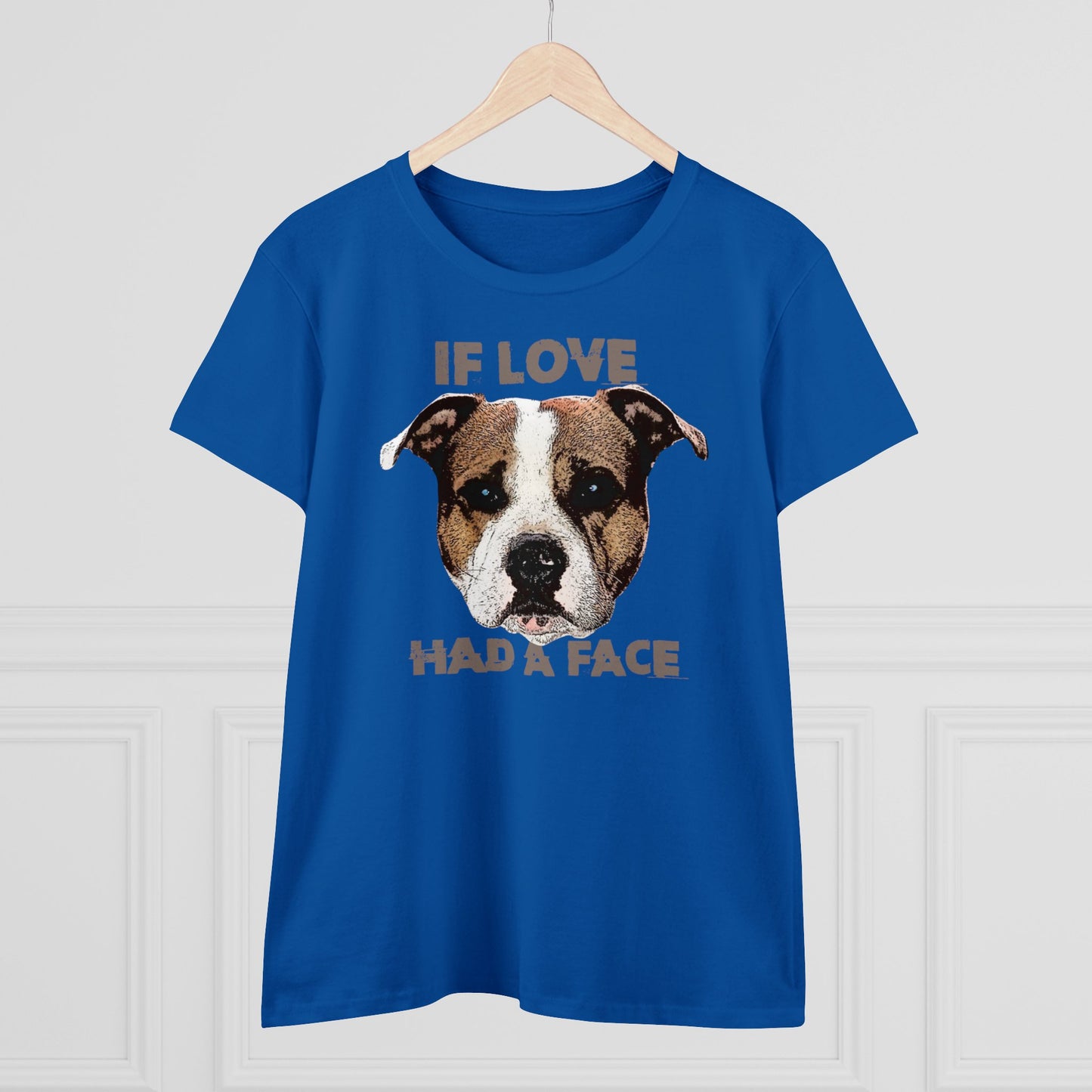 Damen T-Shirt If Love had a Face