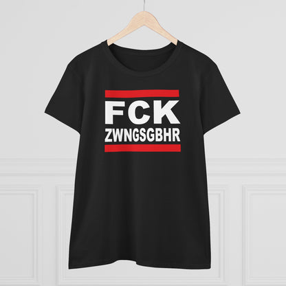 Damen T-Shirt FCK ZWNGSGBHR