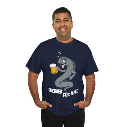 T-Shirt (bis 5XL) Freibier für Aale