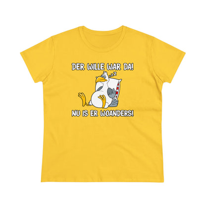 Damen T-Shirt Der Wille war da